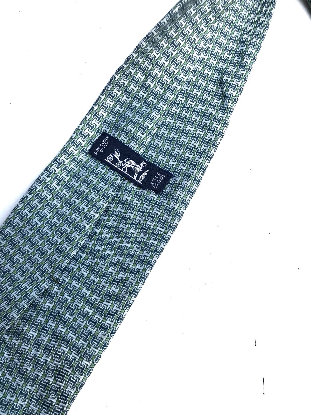 Hermes Hermes Silk Tie Size ONE SIZE - 4 Thumbnail