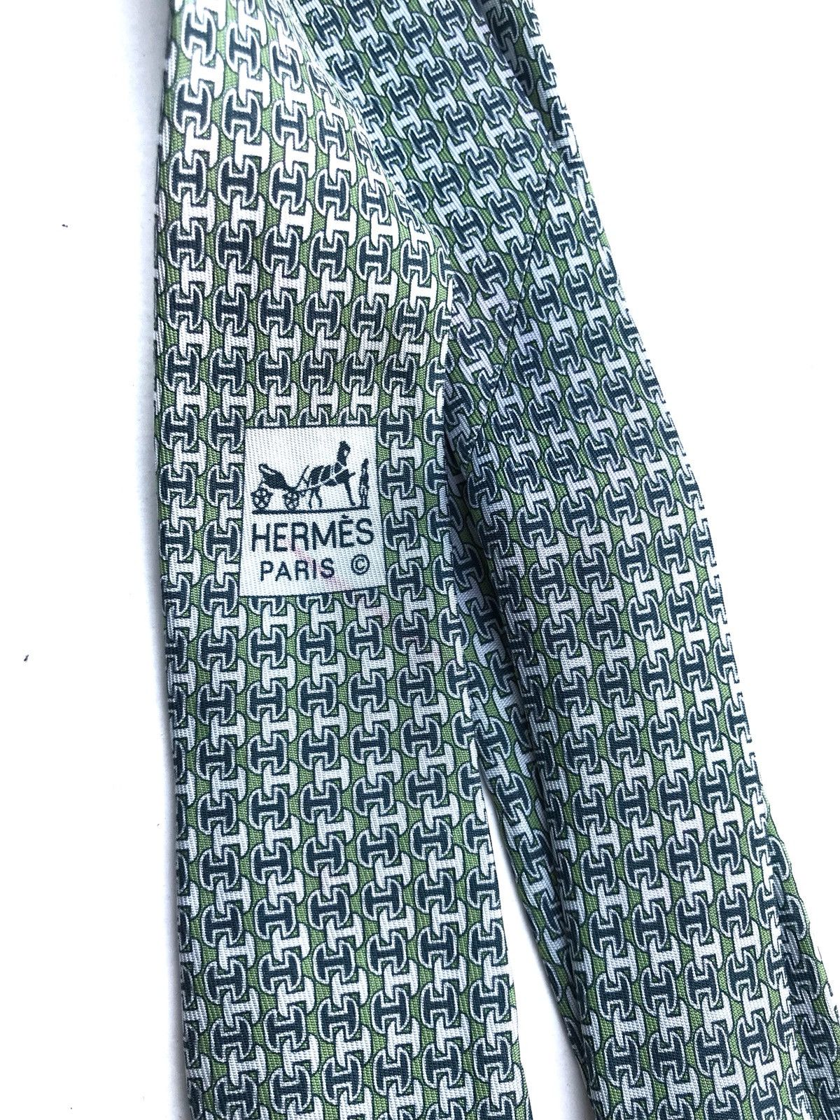 Hermes Hermes Silk Tie Size ONE SIZE - 3 Thumbnail