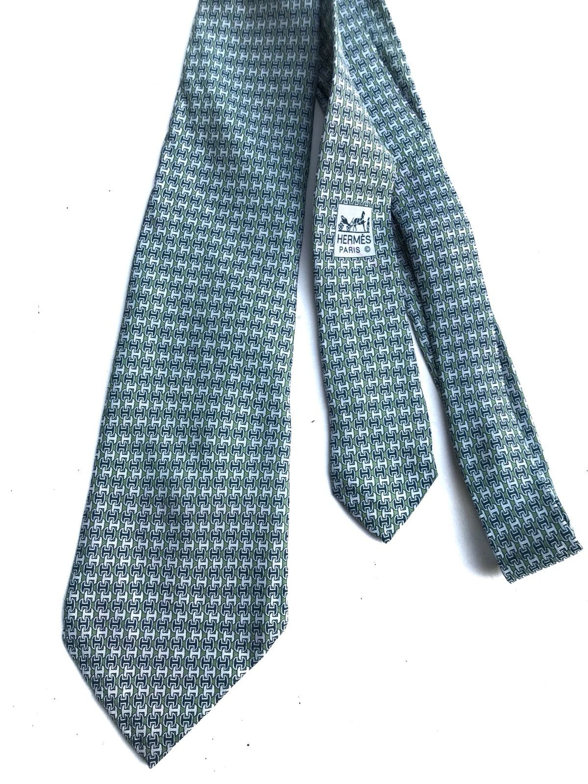 Hermes Hermes Silk Tie Size ONE SIZE - 1 Thumbnail