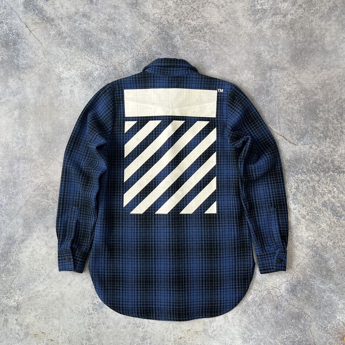 Off White ネルシャツ Virgil abloh XS Off-White AW16 OFF-WHITE c/o VIRGIL ABLOH TARTAN FLANNEL SHIRT