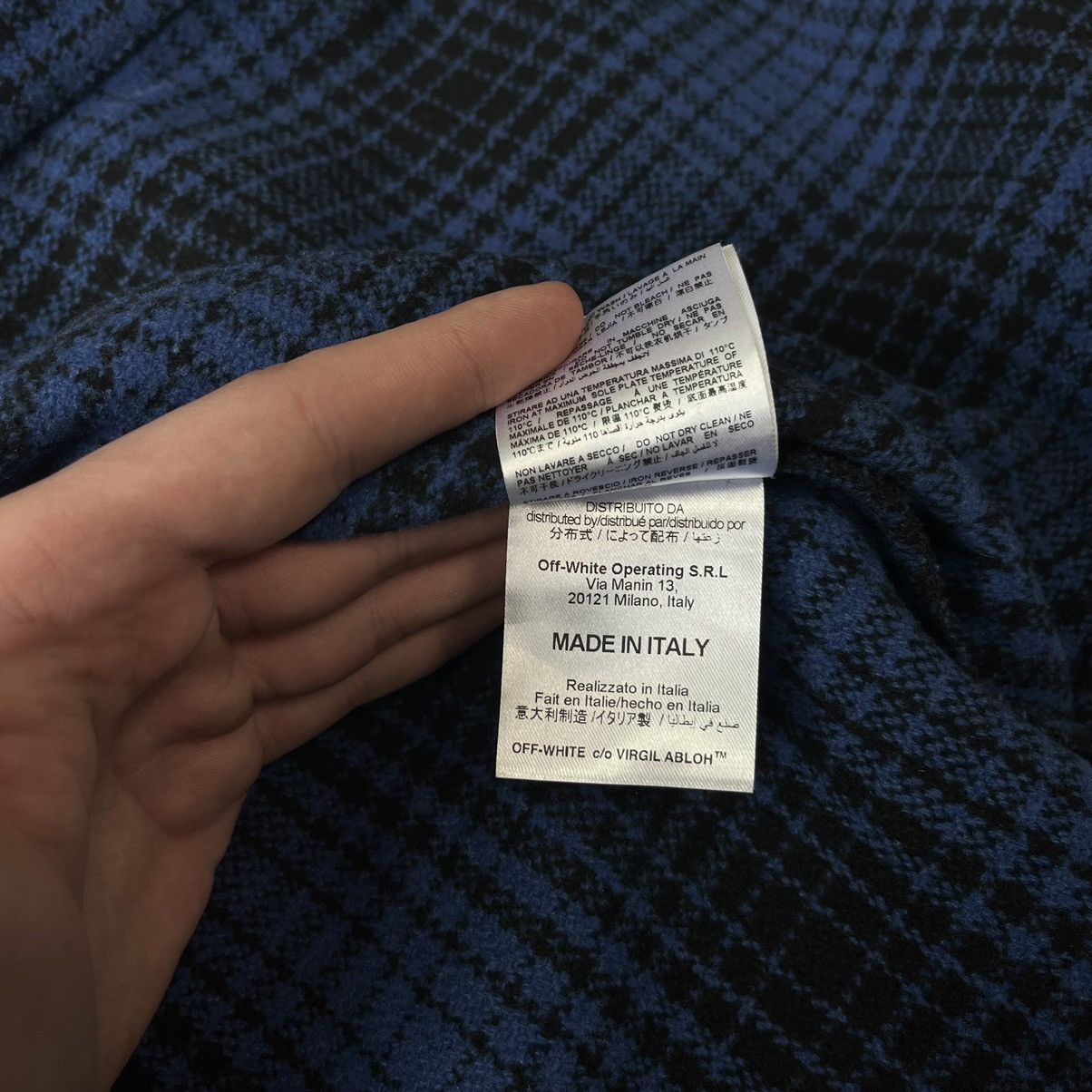 Off-White AW16 OFF-WHITE c/o VIRGIL ABLOH TARTAN FLANNEL SHIRT Size US M / EU 48-50 / 2 - 15 Thumbnail