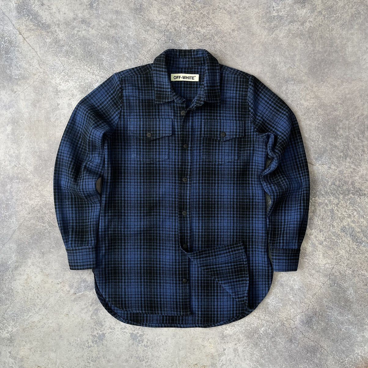 Off White ネルシャツ Virgil abloh XS Off-White AW16 OFF-WHITE c/o VIRGIL ABLOH TARTAN FLANNEL SHIRT
