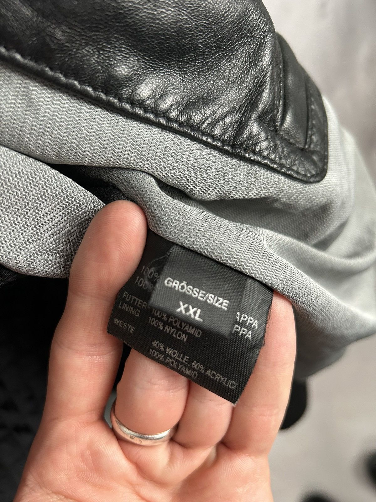 Genuine Leather Vintage Genuine Lamb Leather Jacket 90s Black Retro Size US XXL / EU 58 / 5 - 8 Thumbnail