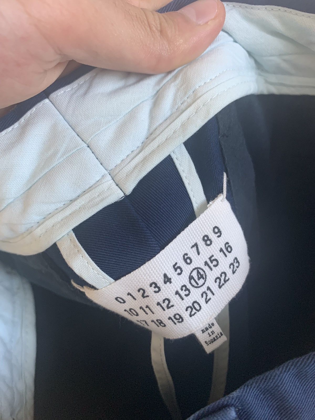 Maison Margiela Dark Blue Casual Pants Size US 34 / EU 50 - 6 Thumbnail