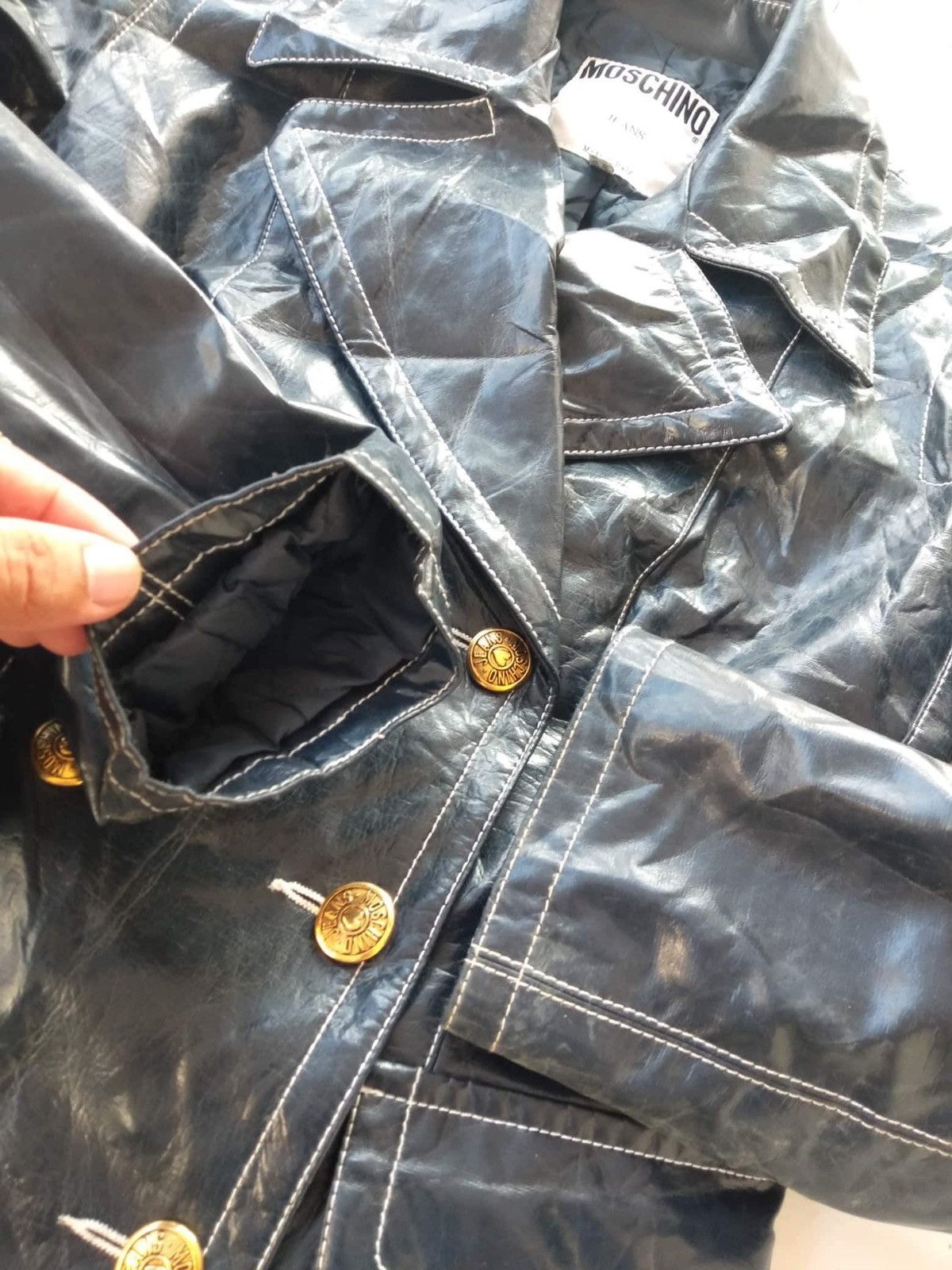 Moschino Moschino Black Blazer Jacket Size 34S - 11 Thumbnail