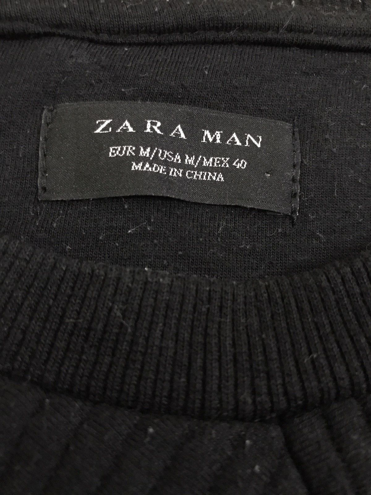 Zara Zara Man Black Nice Abstract Design hand Knit Sweater Size US S / EU 44-46 / 1 - 3 Thumbnail
