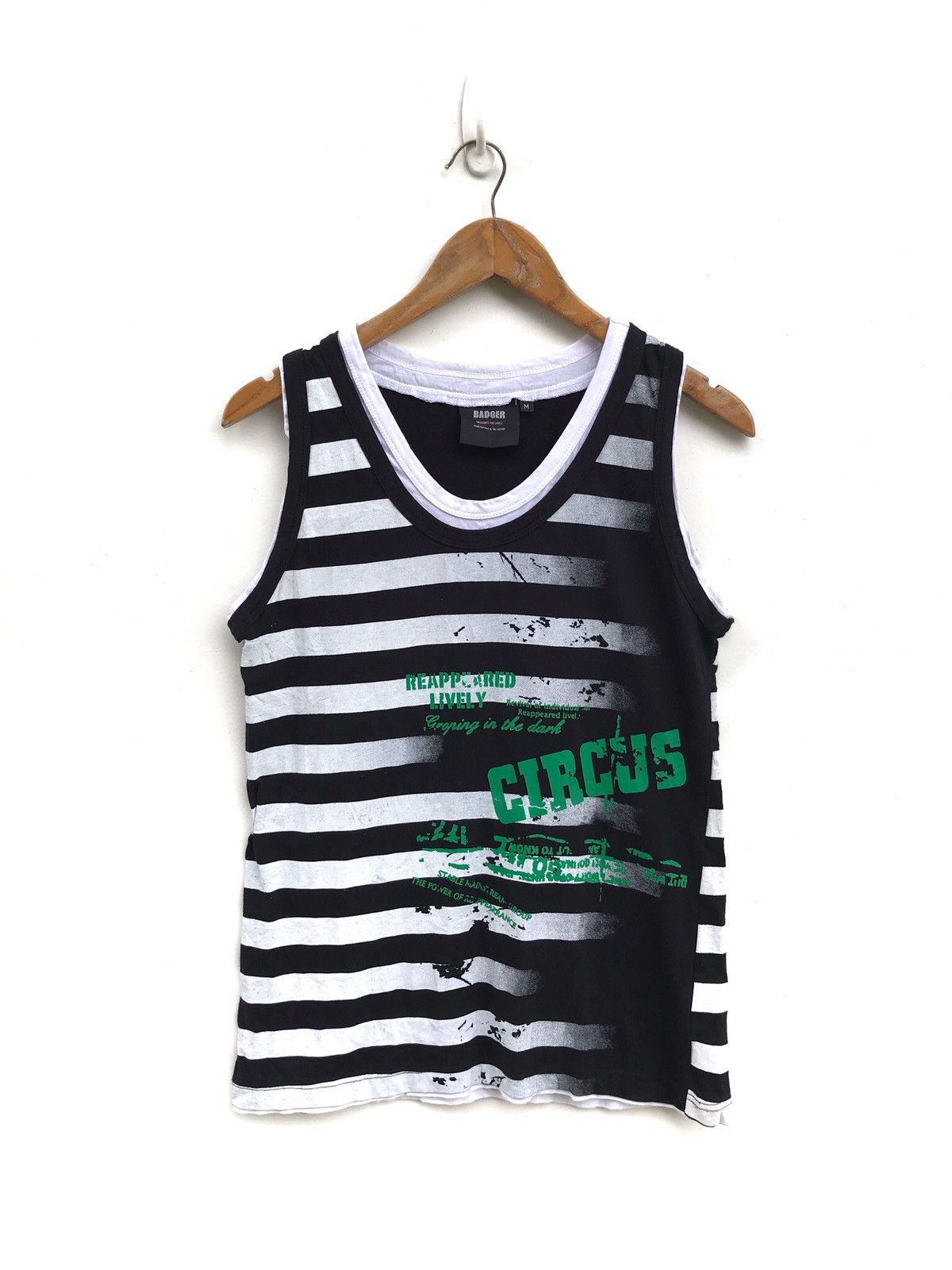 Japanese Brand Japanese Brand Badger Stripes Sleeveless Raf Simons Style Size US XS / EU 42 / 0 - 1 Thumbnail