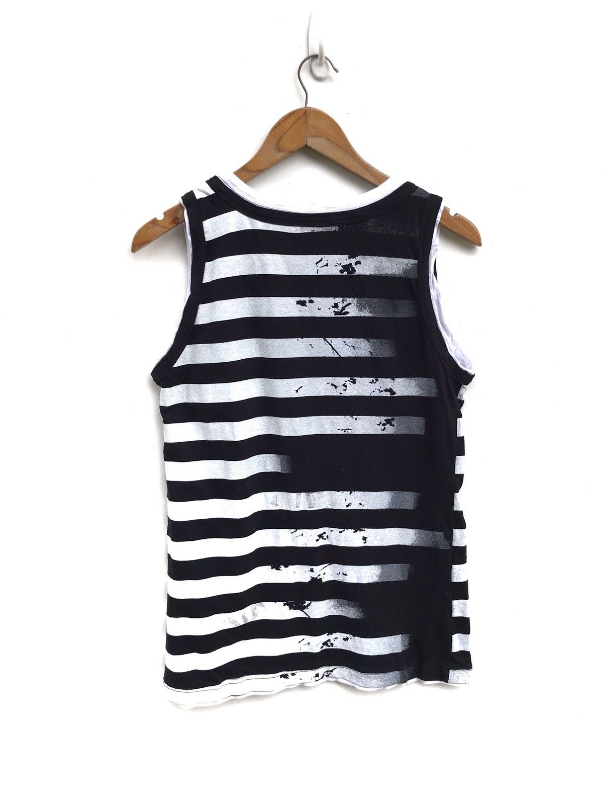 Japanese Brand Japanese Brand Badger Stripes Sleeveless Raf Simons Style Size US XS / EU 42 / 0 - 2 Thumbnail