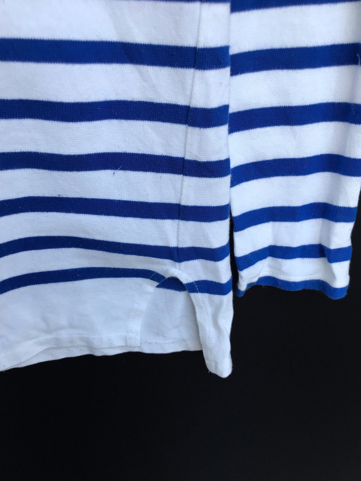 Orcival Vintage Made in France Orcival Navy Sailor Stripes LS Shirt Size US XS / EU 42 / 0 - 5 Thumbnail