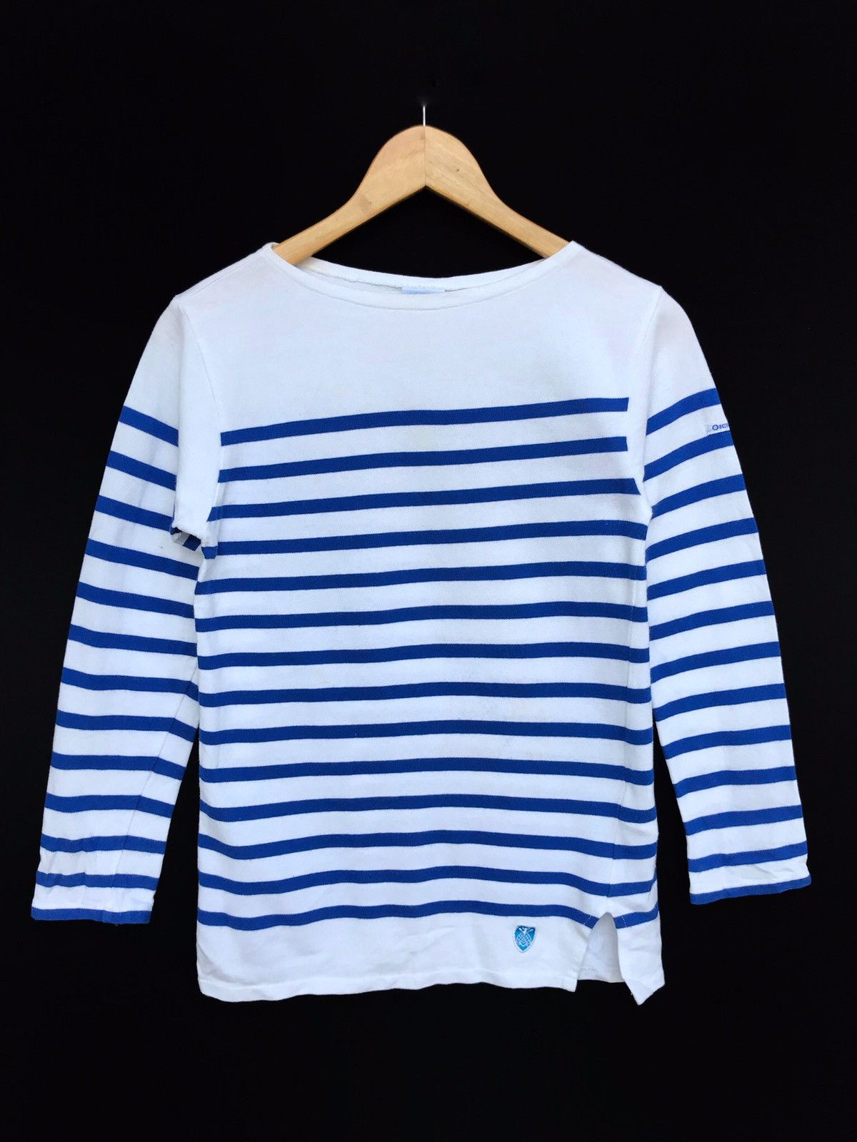 Orcival Vintage Made in France Orcival Navy Sailor Stripes LS Shirt Size US XS / EU 42 / 0 - 1 Thumbnail