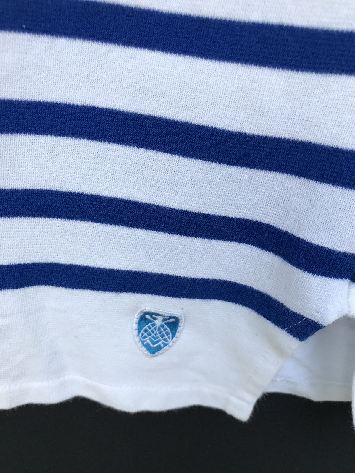 Orcival Vintage Made in France Orcival Navy Sailor Stripes LS Shirt Size US XS / EU 42 / 0 - 4 Thumbnail