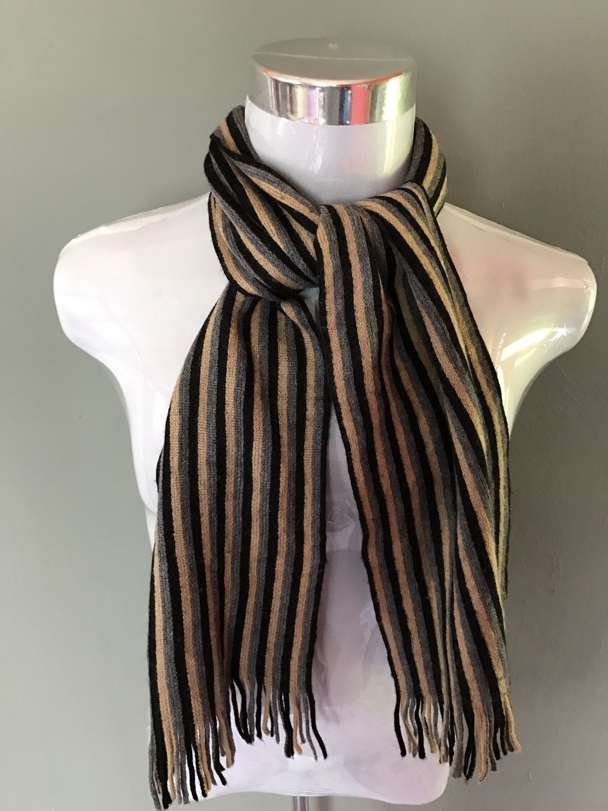 DKNY DKNY DONNA KAREN NEW YORK WOOL NECK MUFLER SCARF Size ONE SIZE - 1 Thumbnail