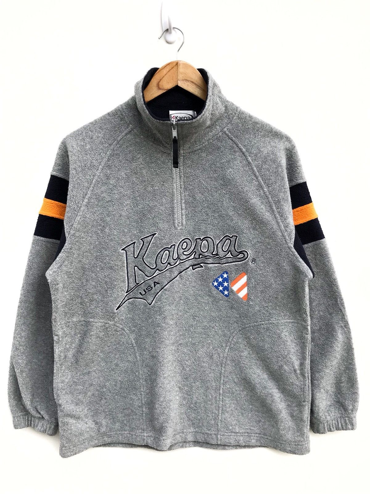 Casual Jacket Kaepa Fleece Big Logo Pullover Jacket