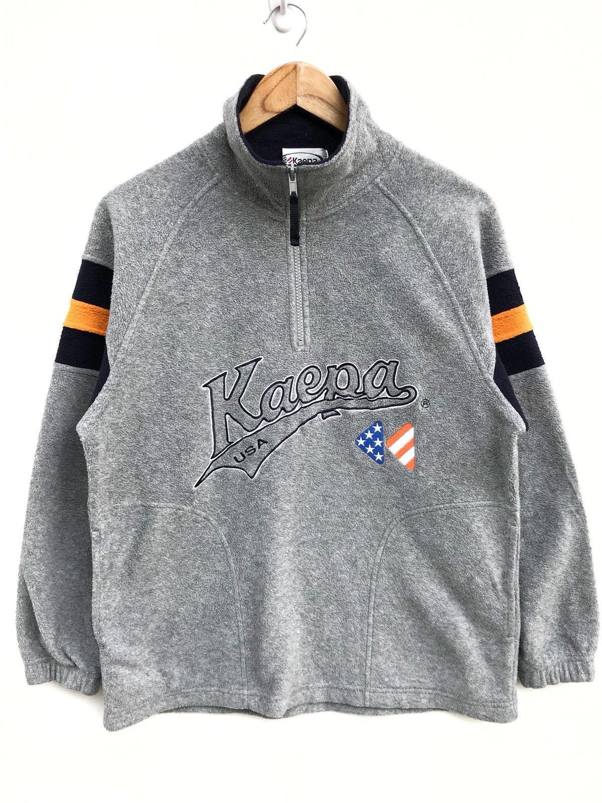 Other Casual Jacket Kaepa Fleece Big Logo Pullover Jacket Size US S / EU 44-46 / 1 - 3 Thumbnail