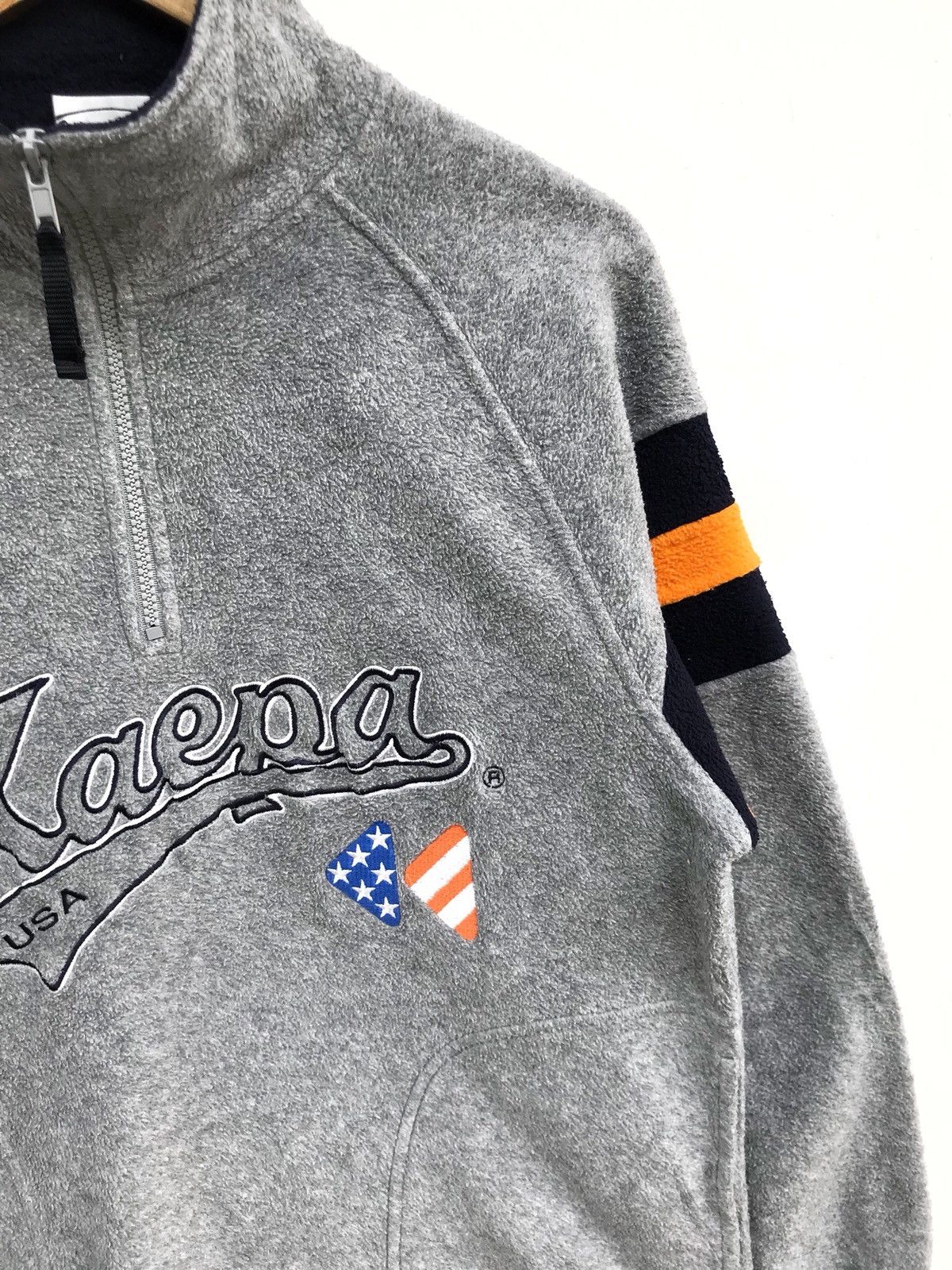 Other Casual Jacket Kaepa Fleece Big Logo Pullover Jacket Size US S / EU 44-46 / 1 - 5 Thumbnail