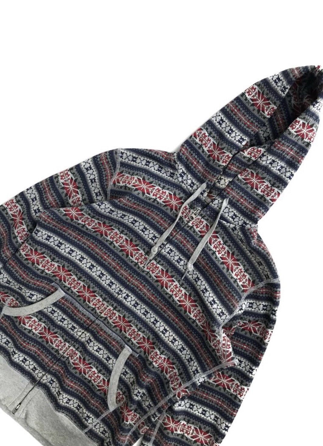 Designer × Uniqlo Aztec Hoodie Sweatshirt Size US M / EU 48-50 / 2 - 2 Thumbnail