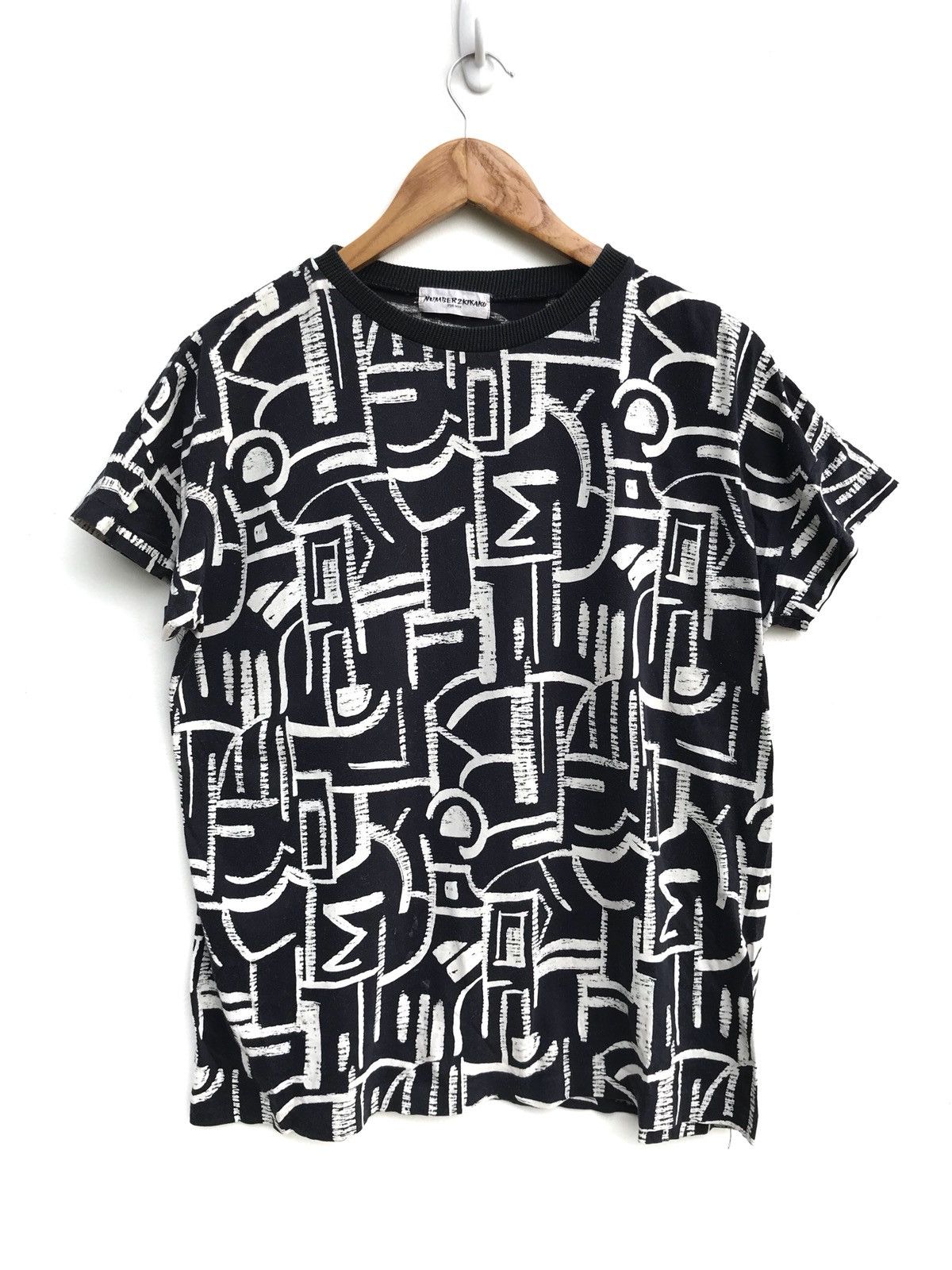 Japanese Brand Number 2 Kikaku For Men Art Number T-Shirts