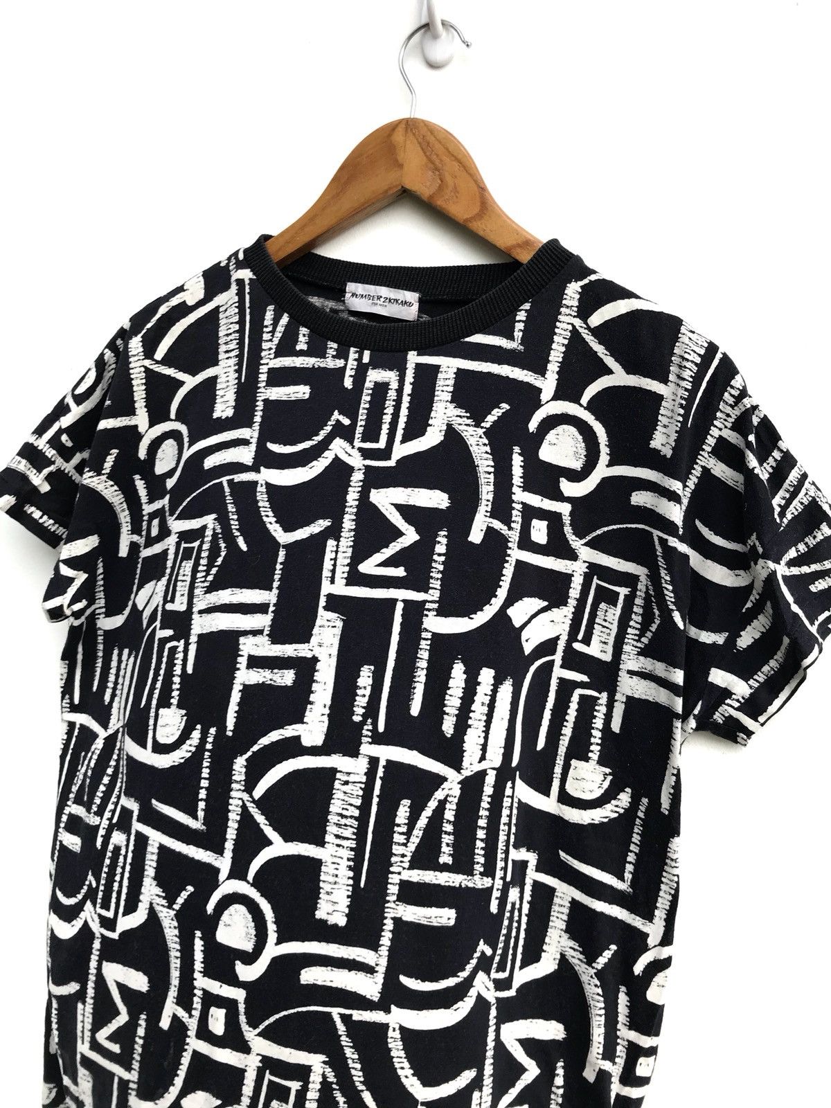Japanese Brand × Numbers Japanese Brand Number 2 Kikaku For Men Art Number T-Shirts Size US S / EU 44-46 / 1 - 3 Thumbnail