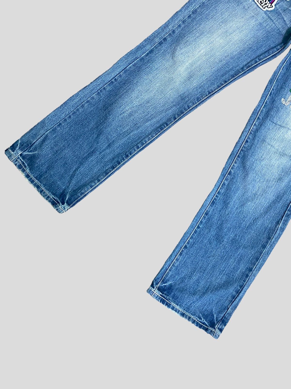 Designer × Japanese Brand × Vintage VINTAGE BLUE MOON BLUE SPELL OUT PATCHES LOW RISE DENIM Size US 31 - 5 Thumbnail