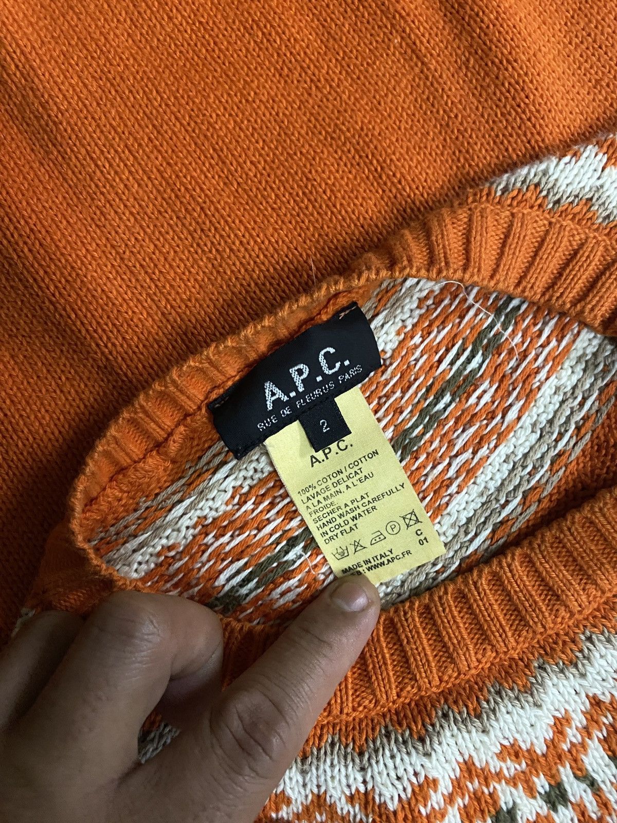 A.P.C. × Vintage VINTAGE KNITWEAR A.P.C NATIVE DESIGN Size US S / EU 44-46 / 1 - 10 Thumbnail