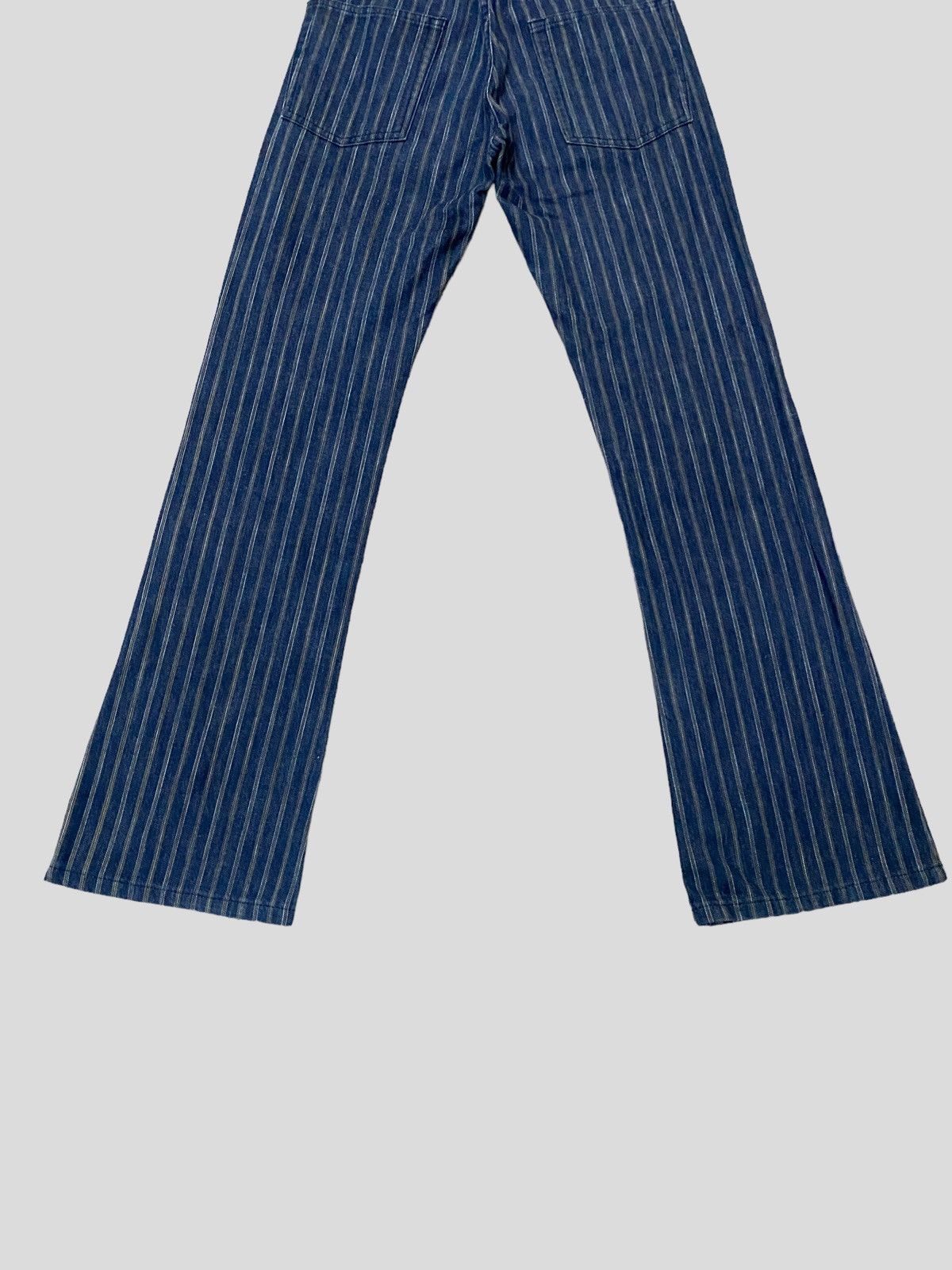 Designer × Japanese Brand × Vintage FLARE JEANS RUPERT EDGE STRIPED BOOT CUT STYLE Size US 27 - 10 Thumbnail