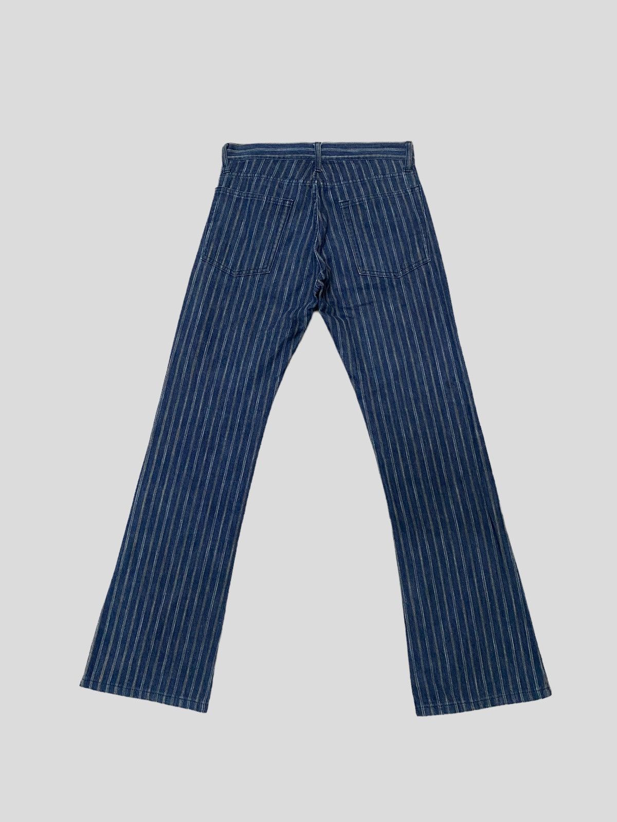 Designer × Japanese Brand × Vintage FLARE JEANS RUPERT EDGE STRIPED BOOT CUT STYLE Size US 27 - 3 Thumbnail