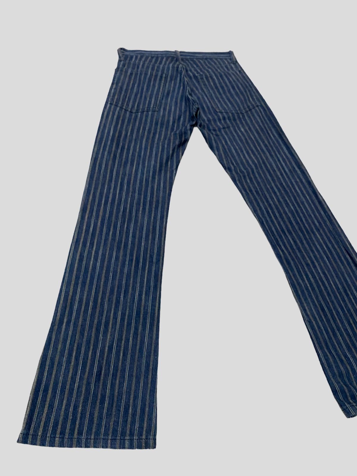 Designer × Japanese Brand × Vintage FLARE JEANS RUPERT EDGE STRIPED BOOT CUT STYLE Size US 27 - 11 Thumbnail