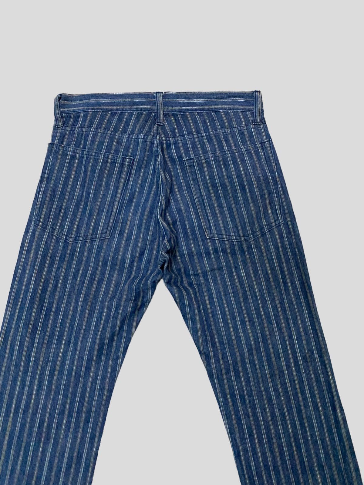 Designer × Japanese Brand × Vintage FLARE JEANS RUPERT EDGE STRIPED BOOT CUT STYLE Size US 27 - 9 Thumbnail