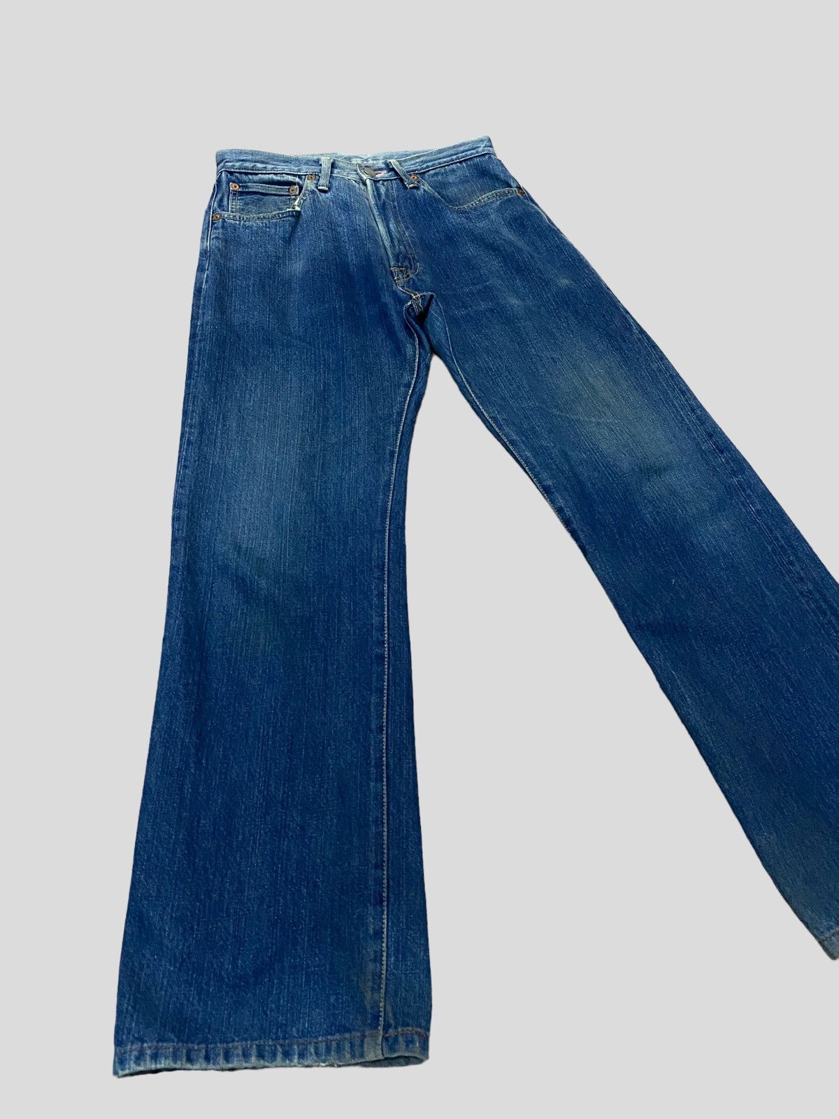 45rpm VINTAGE JEANS 45RPM R DISTRESSED DENIM Size US 27 - 1 Thumbnail