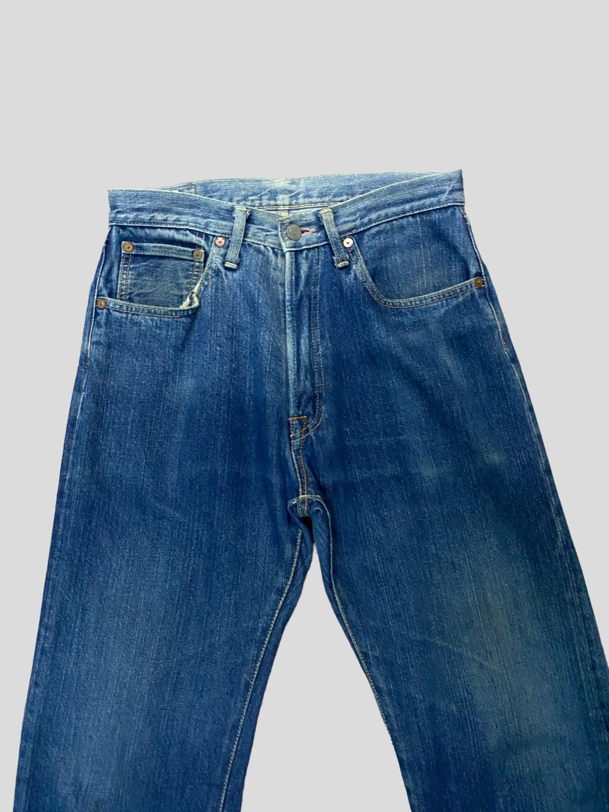 45rpm VINTAGE JEANS 45RPM R DISTRESSED DENIM Size US 27 - 6 Thumbnail