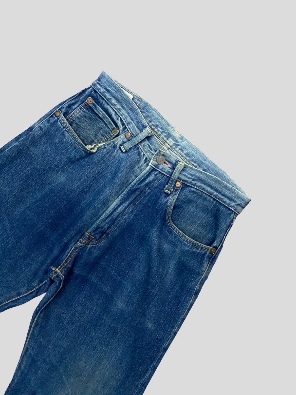 45rpm VINTAGE JEANS 45RPM R DISTRESSED DENIM Size US 27 - 4 Thumbnail