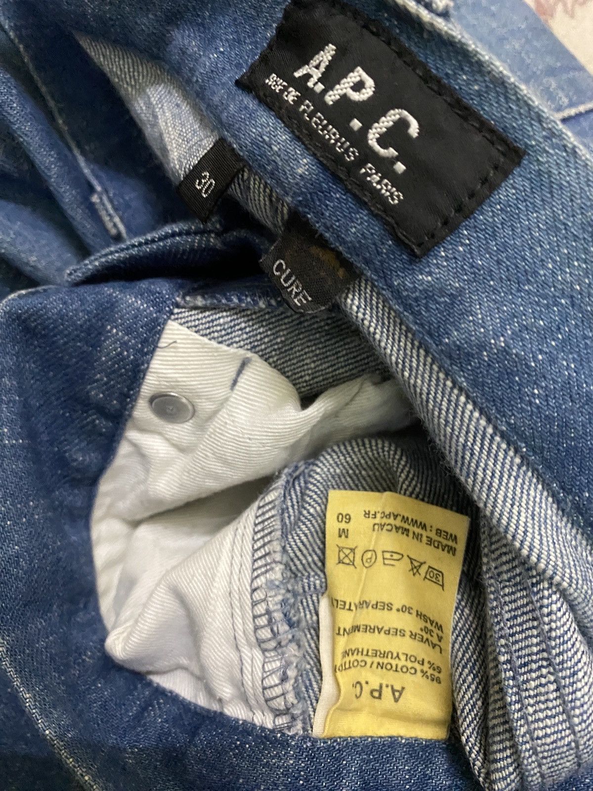A.P.C. SKINNY JEANS A.P.C CURE DENIM Size US 29 - 11 Thumbnail