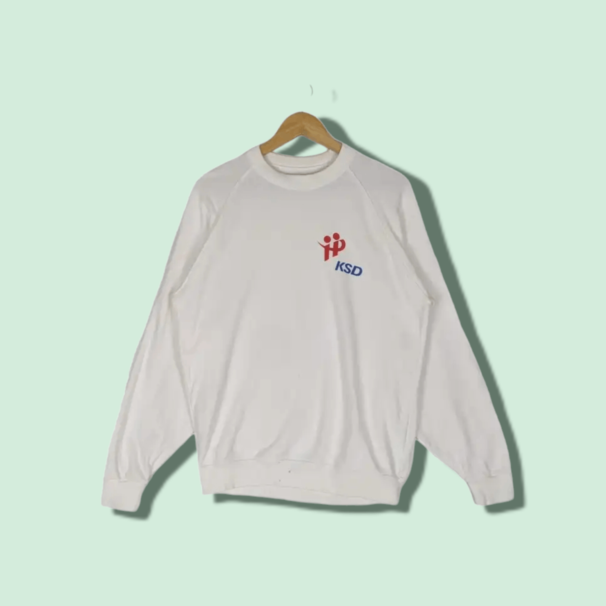 Japanese Brand Japan Vintage HP KSD Sportswear Crewneck Jumper Sweatshirt Size US M / EU 48-50 / 2 - 1 Thumbnail