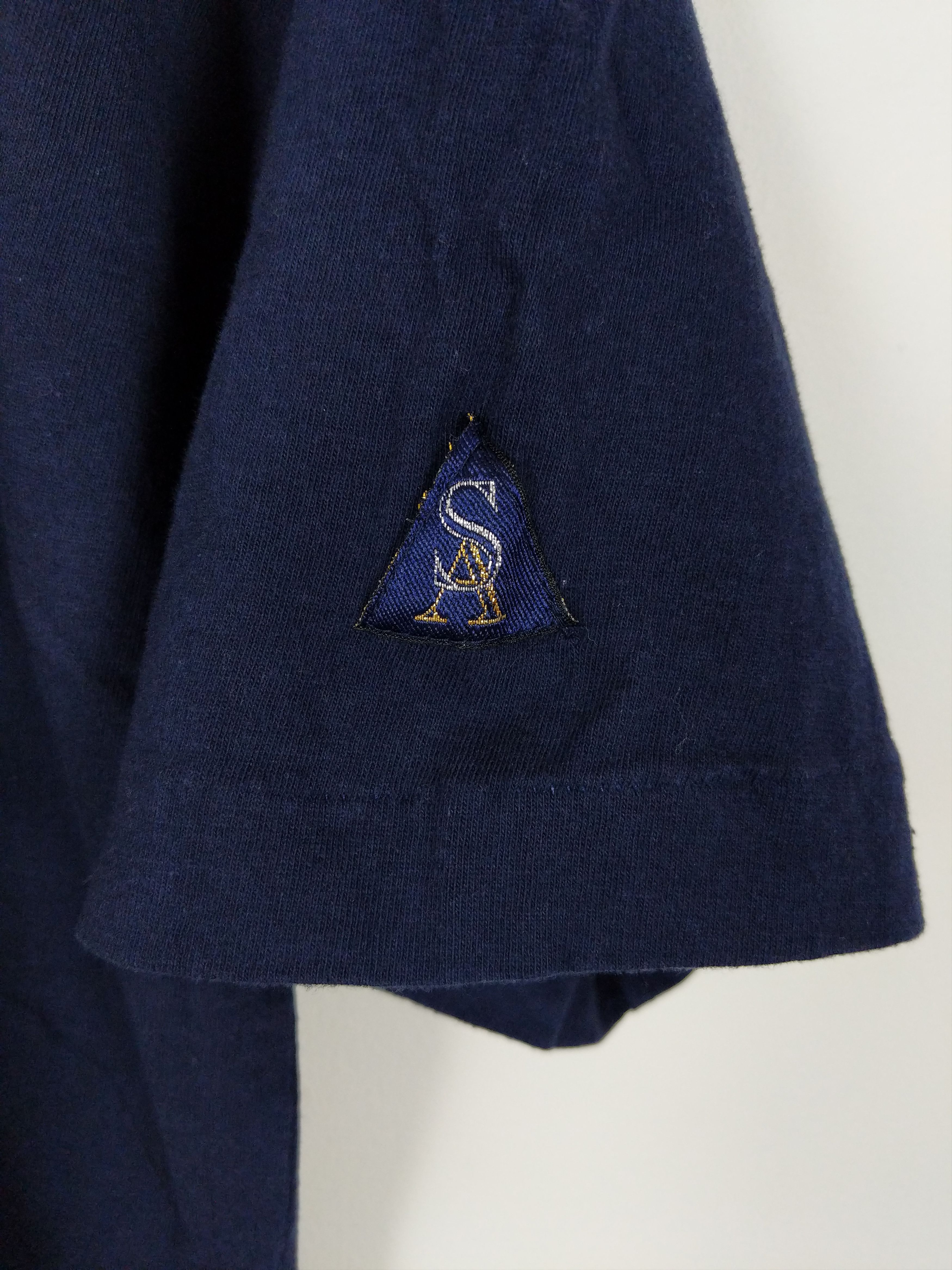 NCAA Vintage 90s Georgetown Hoyas Embroidered Spellout Tee Size US XL / EU 56 / 4 - 7 Thumbnail
