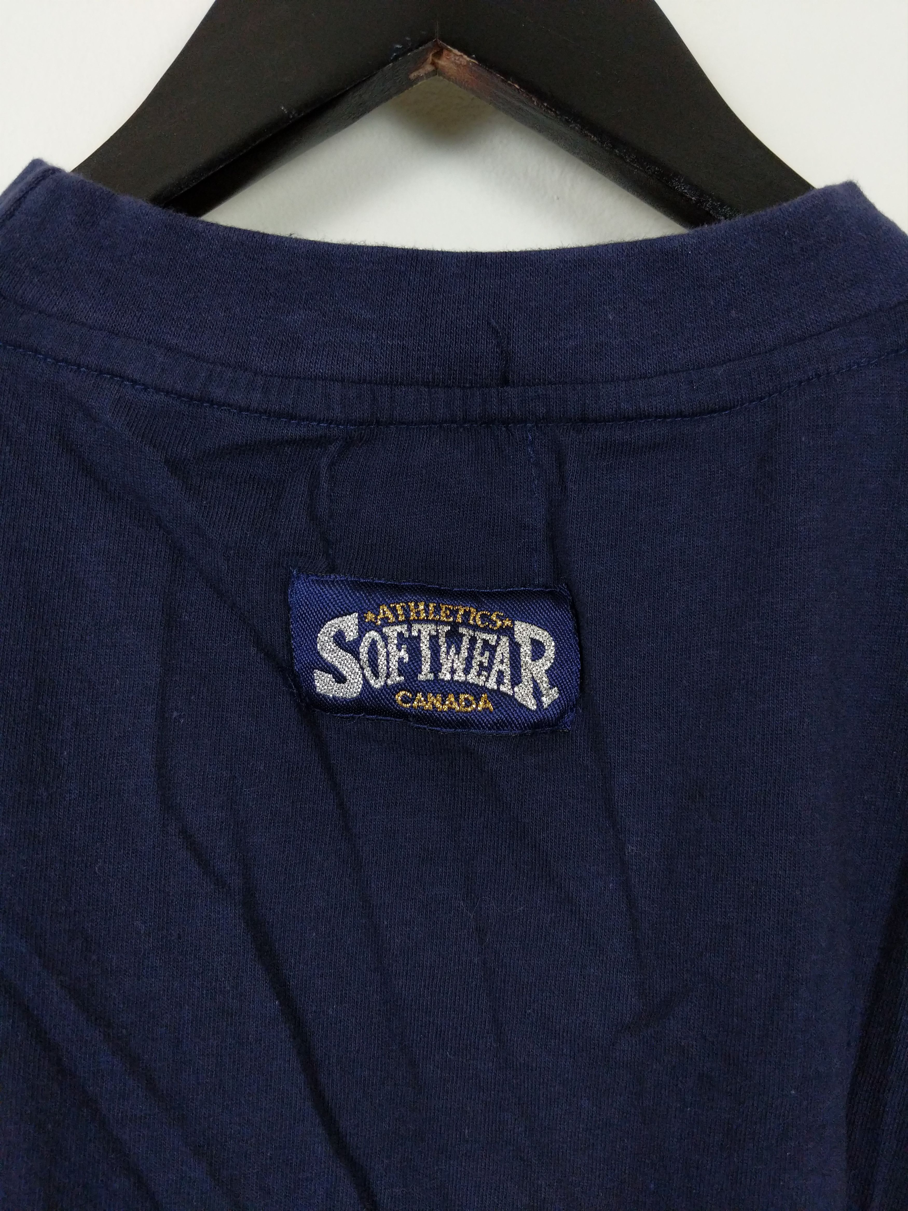 NCAA Vintage 90s Georgetown Hoyas Embroidered Spellout Tee Size US XL / EU 56 / 4 - 6 Thumbnail
