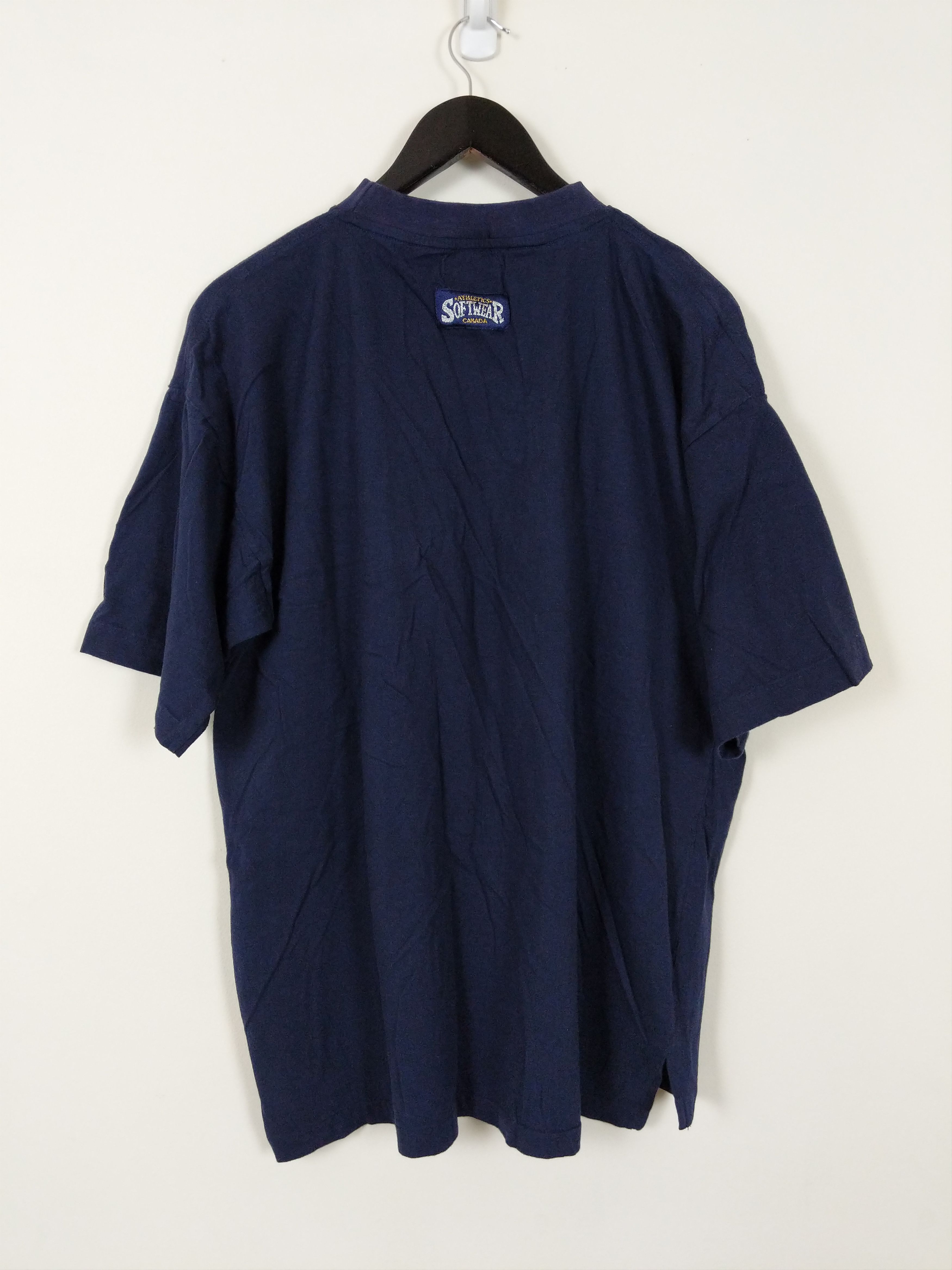 NCAA Vintage 90s Georgetown Hoyas Embroidered Spellout Tee Size US XL / EU 56 / 4 - 5 Thumbnail