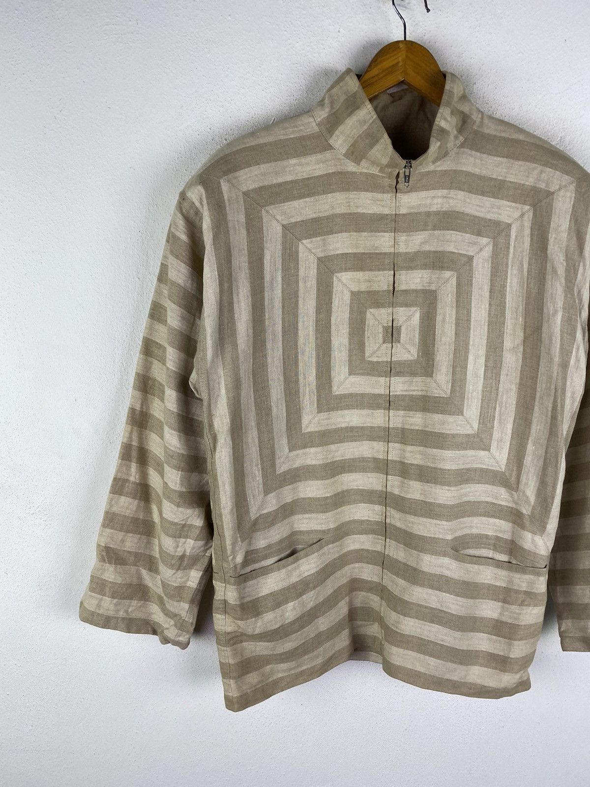 Jean Charles De Castelbajac × Vintage 🔥DHL SHIPPING🔥100% LINEN FABRIC MADE IN FRANCE VINTAGE Size US L / EU 52-54 / 3 - 4 Thumbnail