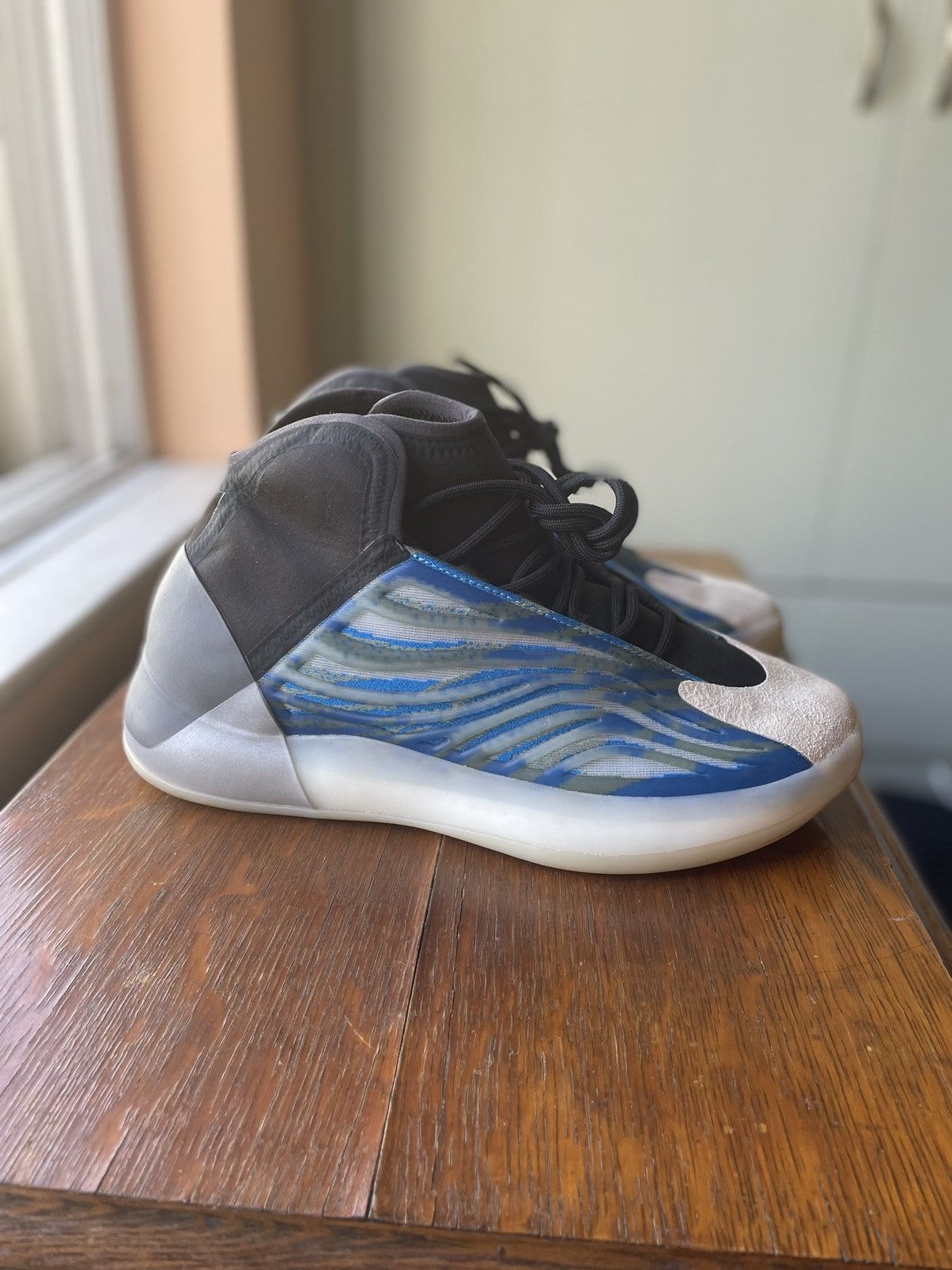 Adidas × Kanye West Adidas Yeezy Boost QNTM Basketball Frost Blue YZY Ye Size US 10.5 / EU 43-44 - 2 Thumbnail