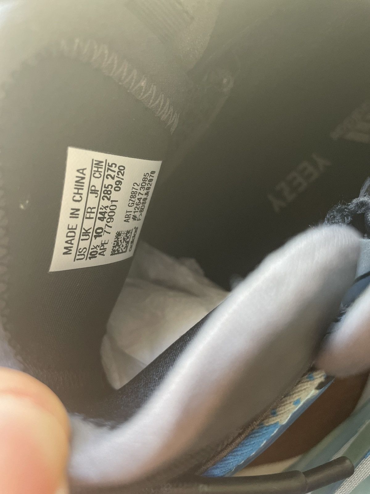 Adidas × Kanye West Adidas Yeezy Boost QNTM Basketball Frost Blue YZY Ye Size US 10.5 / EU 43-44 - 6 Thumbnail