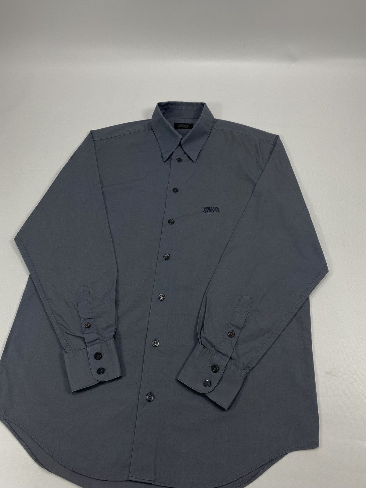 Versace Jeans Couture 🔥LASTDROP🔥 Versace Classic V2 Embroidery Classic Shirt Size US L / EU 52-54 / 3 - 2 Thumbnail