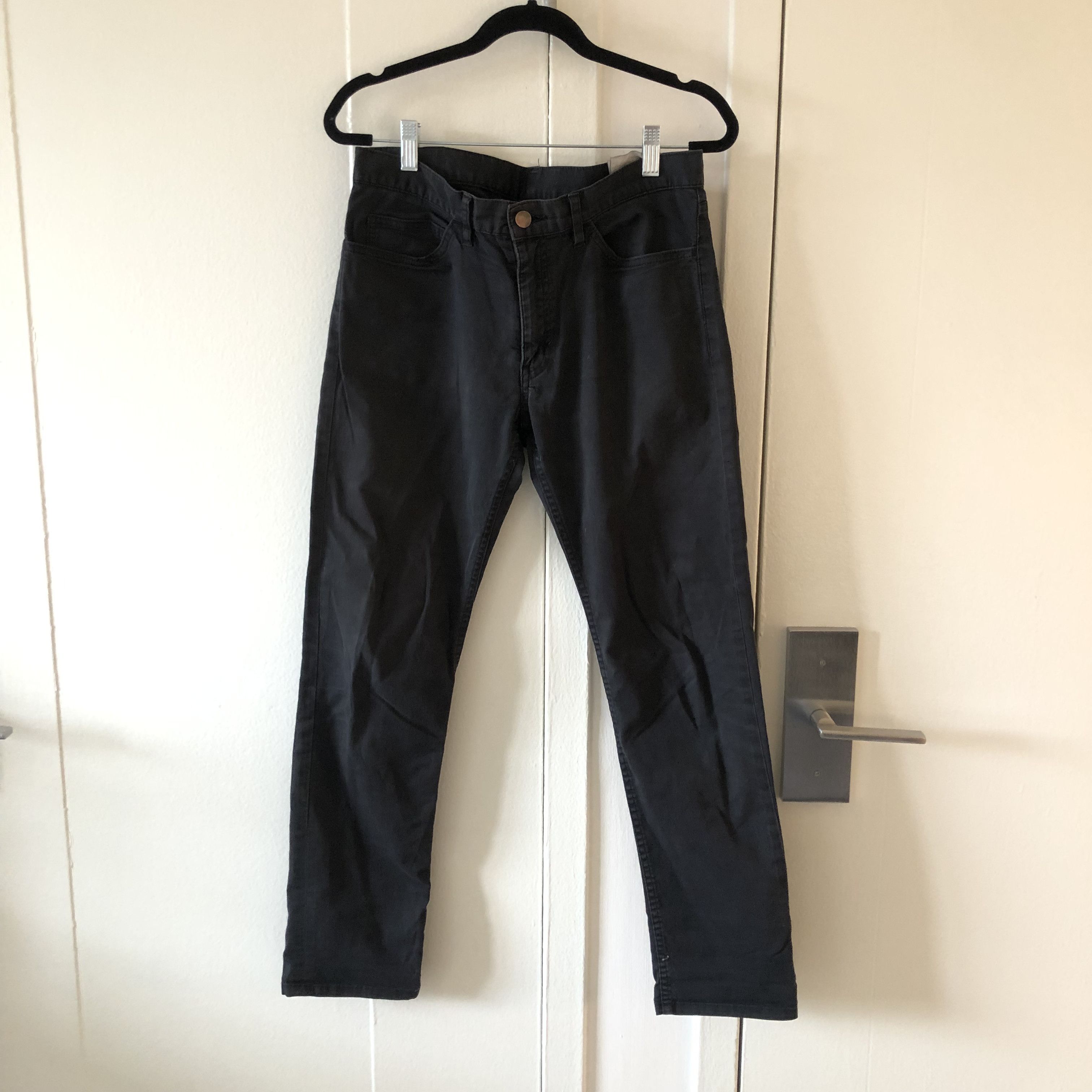 image of Comme Des Garcons x Comme Des Garcons Homme Plus Trousers in Faded Black, Men's (Size 30)