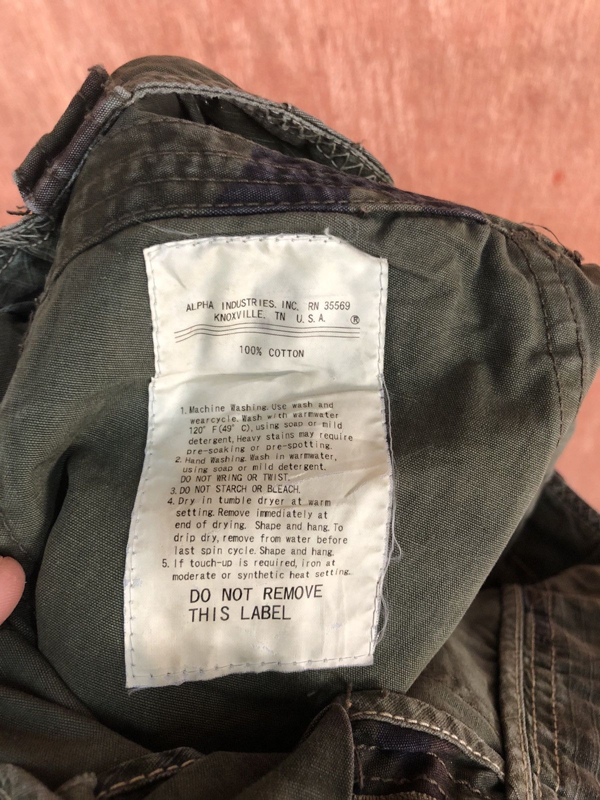 Alpha Industries TL Alpha Industries Green Army Boot Cut Cargo Pants #2348 Size 26" / US 2 / IT 38 - 15 Thumbnail
