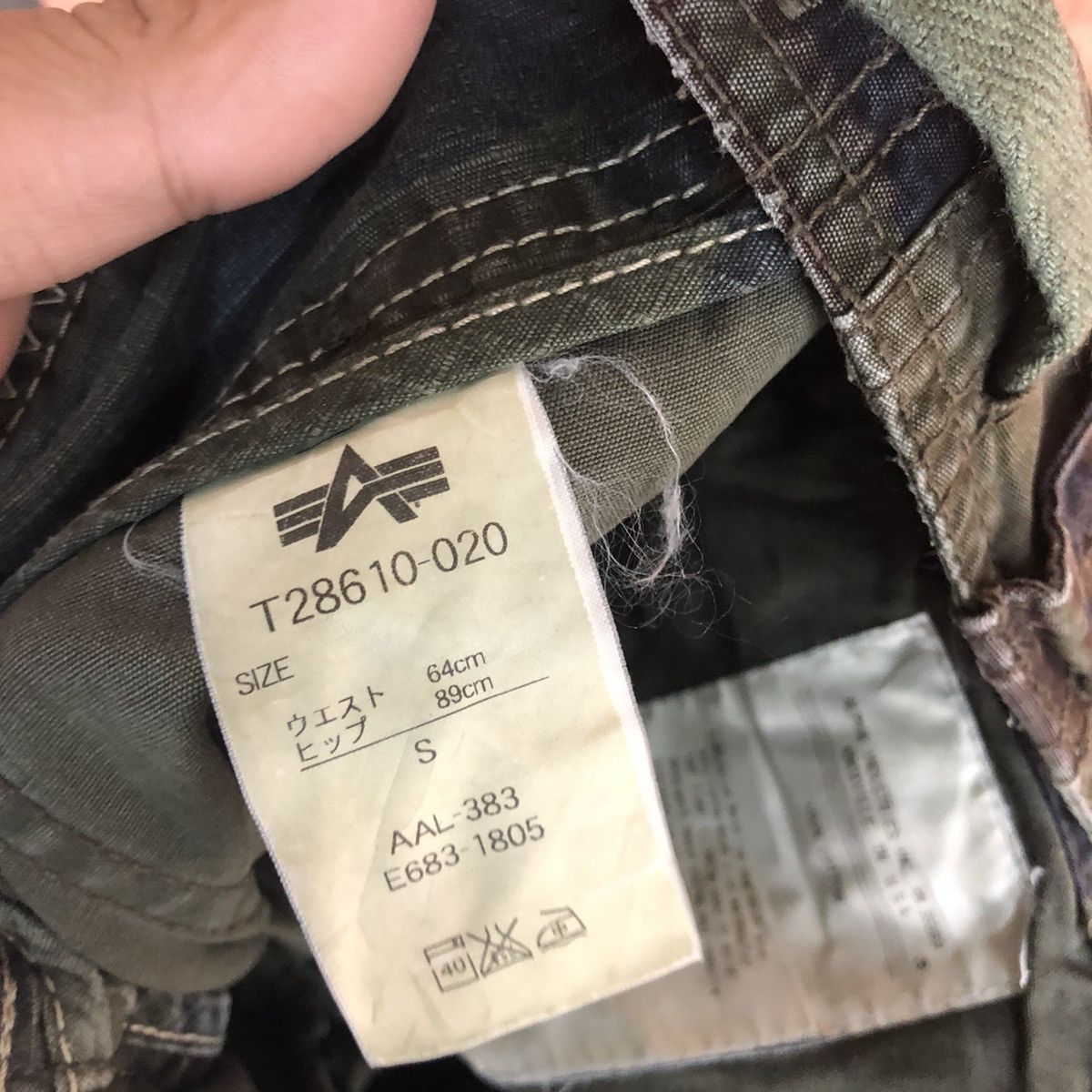 Alpha Industries TL Alpha Industries Green Army Boot Cut Cargo Pants #2348 Size 26" / US 2 / IT 38 - 14 Thumbnail