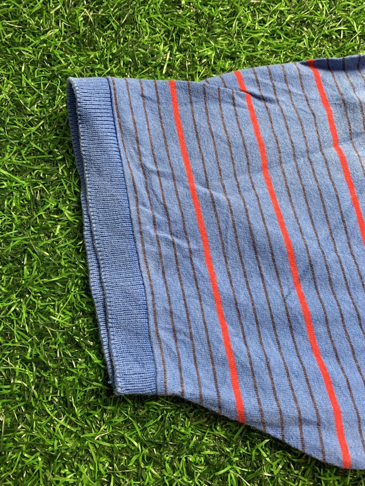 Hang Ten Rare Vintage Hang Ten Classic Striped Polo Tee Blue Label Size US M / EU 48-50 / 2 - 8 Thumbnail