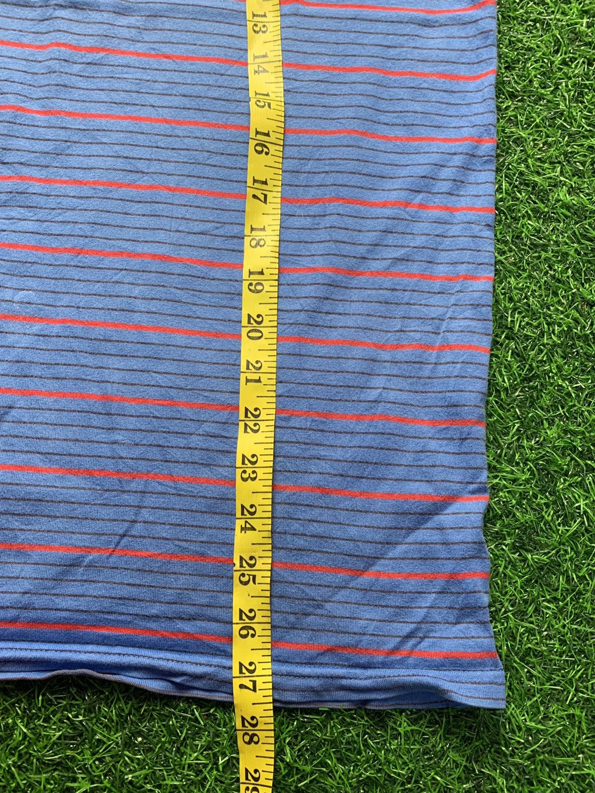 Hang Ten Rare Vintage Hang Ten Classic Striped Polo Tee Blue Label Size US M / EU 48-50 / 2 - 10 Thumbnail