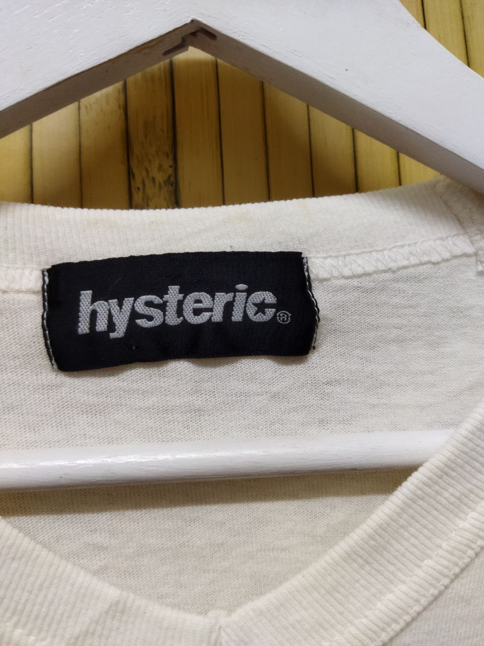 Hysteric Glamour Vintage Hysteric V Collar Long Sleeve Tshirt Size US M / EU 48-50 / 2 - 2 Thumbnail