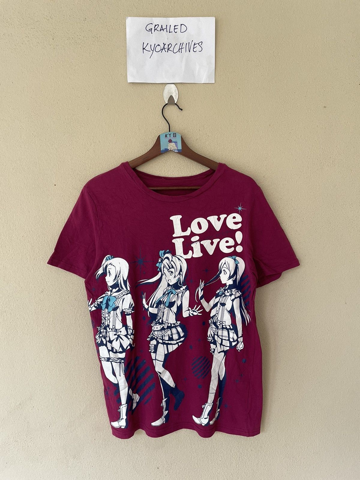Anime × Japanese Brand LOVE LIFE! ANIME TEE Size US M / EU 48-50 / 2 - 1 Thumbnail