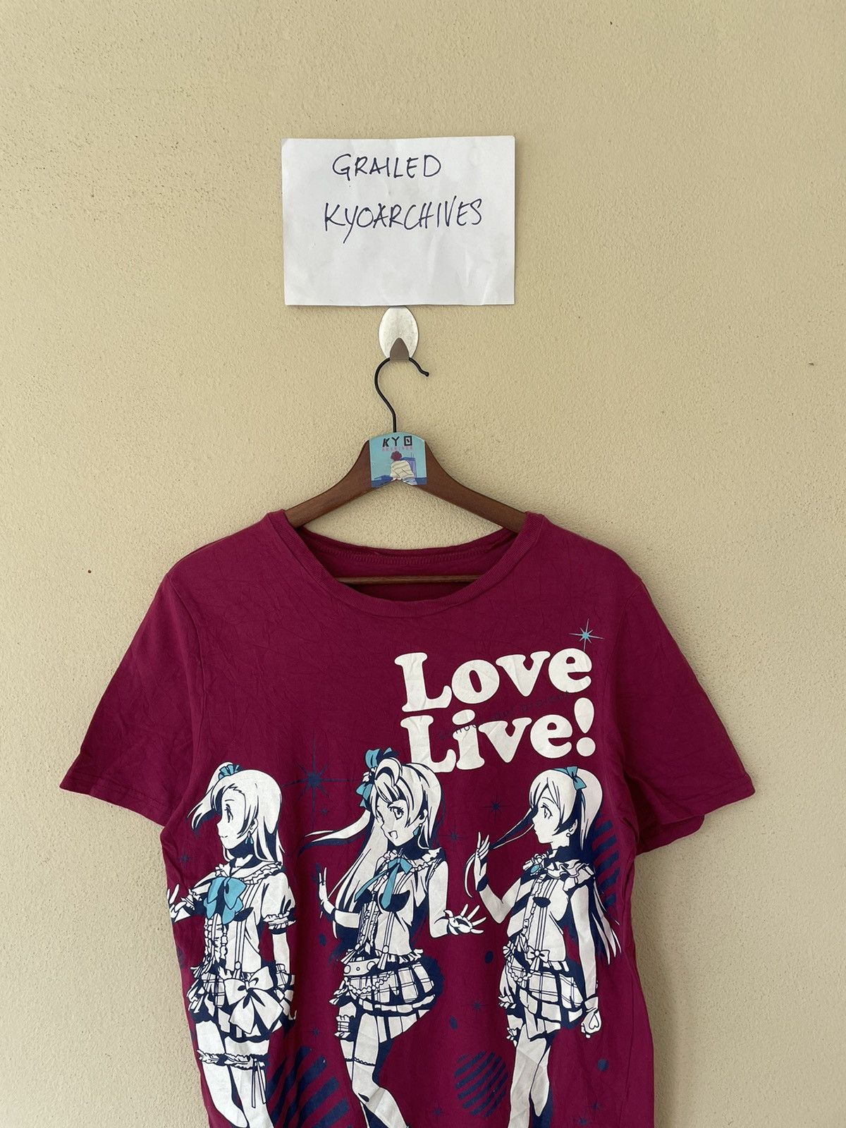 Anime × Japanese Brand LOVE LIFE! ANIME TEE Size US M / EU 48-50 / 2 - 3 Thumbnail