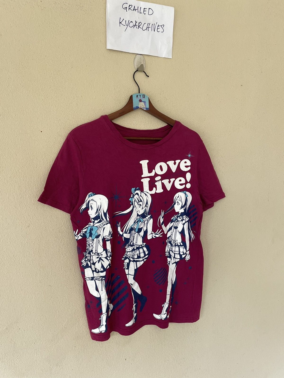 Anime × Japanese Brand LOVE LIFE! ANIME TEE Size US M / EU 48-50 / 2 - 2 Thumbnail