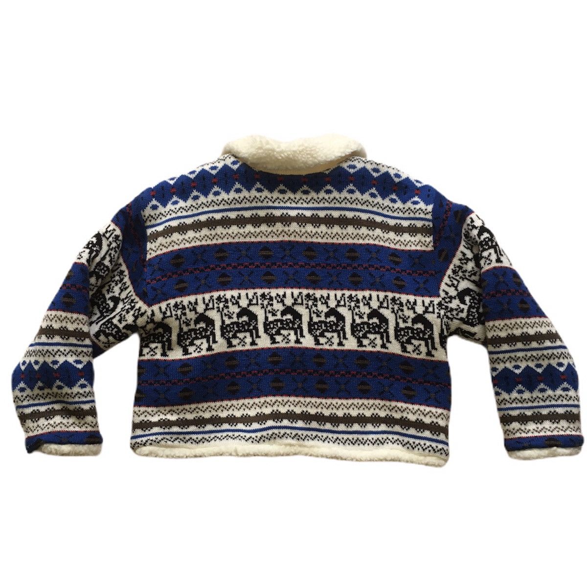 Native Japanese Moozys Sherpa Knit Sweater Size US M / EU 48-50 / 2 - 2 Thumbnail